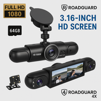 RoadGuard 4-Channel Car Dash Cam