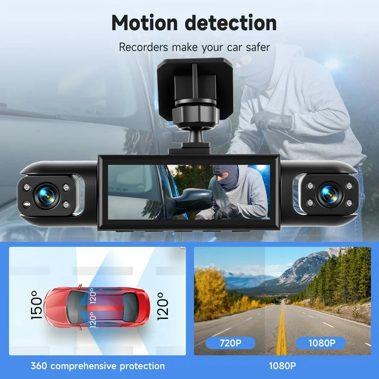 RoadGuard 4X 1080P 4-Channel Dash Cam