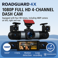 RoadGuard 4X 1080P 4-Channel Dash Cam
